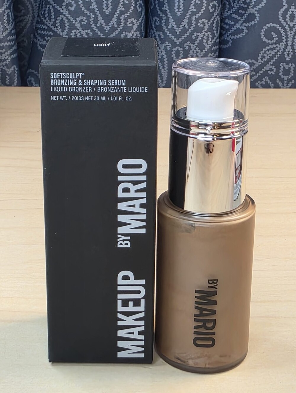 Makeup By Mario Soft Sculpt Bronzing & Shaping Serum "Light" NIB
